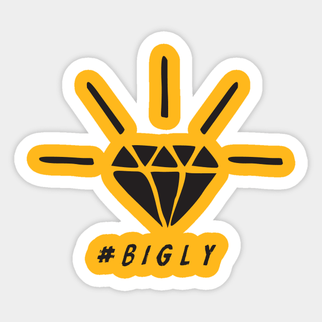 Trump Diamond BIGLY by BenCapozzi Sticker by bencapozzi